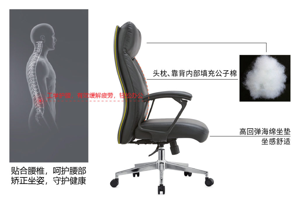 C1 Black colour _BELEYO CHAIR - C1 LUXURY LEATHER CHAIR_Beleyo Chair - 1