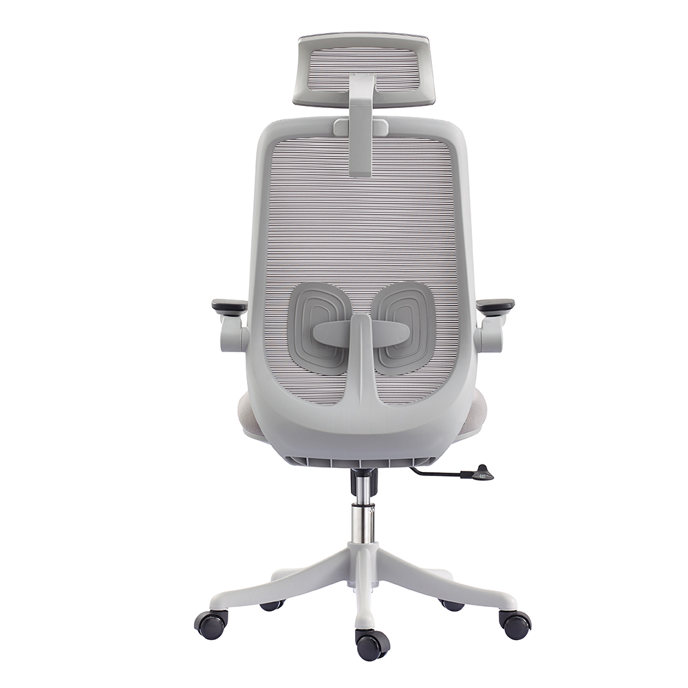A2-H16 Grey color adjustable Ergonomic office Chair_BELEYO CHAIR - A2 Shaped cotton cushion Ergonomic office chair_Beleyo chair - 1