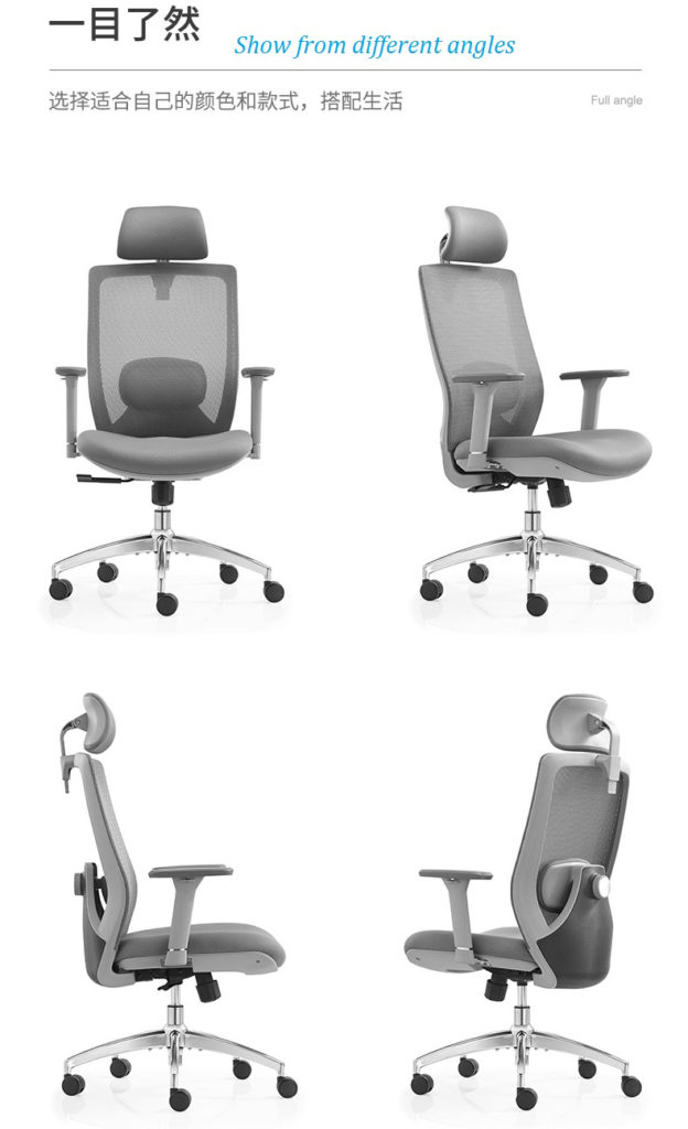 V6-H13 Factory Executive Office Chair with 3D adjustable armrests office chair ergonomic_BeleyoChair - V6 Shaped cotton cushion Ergonomic office chair_Beleyo chair - 12