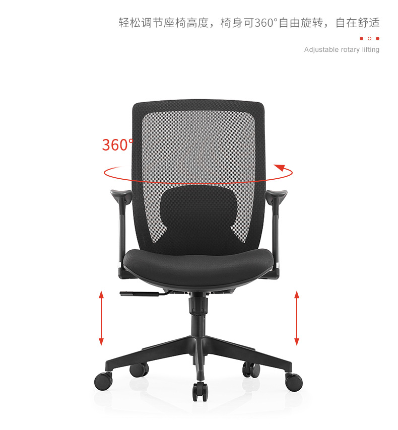 V6-M01  Low back swivel lift executive office chairs_BeleyoChair - V6 Shaped cotton cushion Ergonomic office chair_Beleyo chair - 6