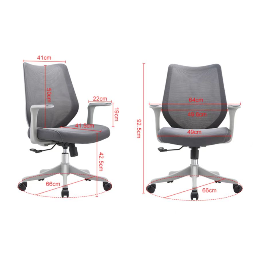 YC-03 option colour middleBack Executive Ergonomic office chair_BeleyoChair - B3 Mid back ergonomic office chair_Beleyo chair - 13