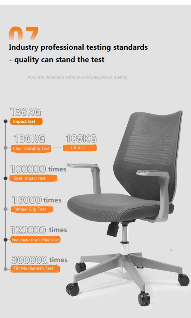 YC-03 option colour middleBack Executive Ergonomic office chair_BeleyoChair - B3 Mid back ergonomic office chair_Beleyo chair - 11