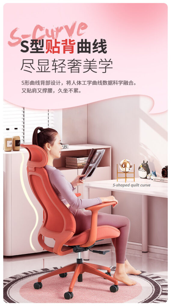 YC-06 Option Colour Highback Executive Ergonomic office chair_BeleyoChair - B3 Mid back ergonomic office chair_Beleyo chair - 3